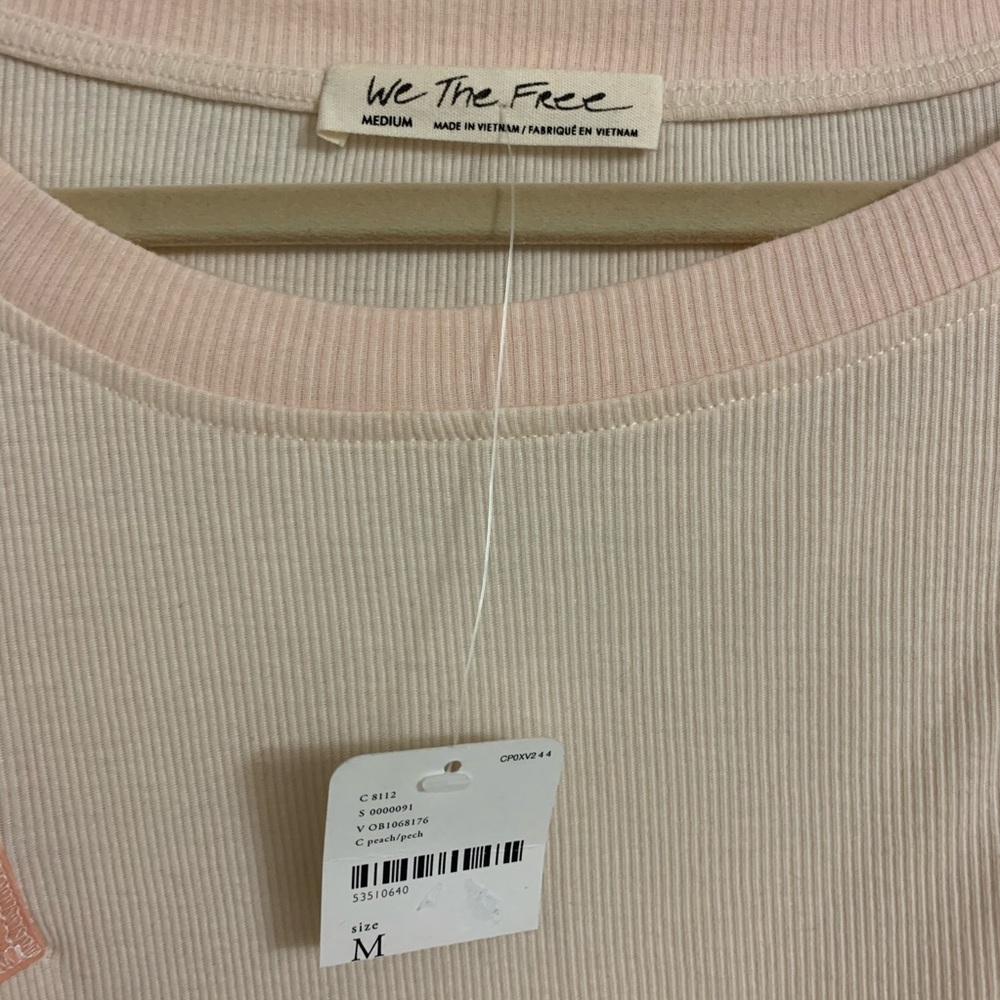 ✨NWT✨ We The Free Feelin It Tee Peach - Picture 7 of 8